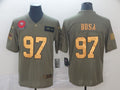 Men's San Francisco 49ers Nick Bosa #97 Brown Game Jersey1