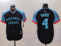 Men's National League Ketel Marte #4 Navy 2024  All-Star Game Limited Player Jersey1