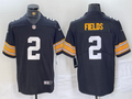 Men's Pittsburgh Steelers Justin Fields #2 Black Game Player Jersey1