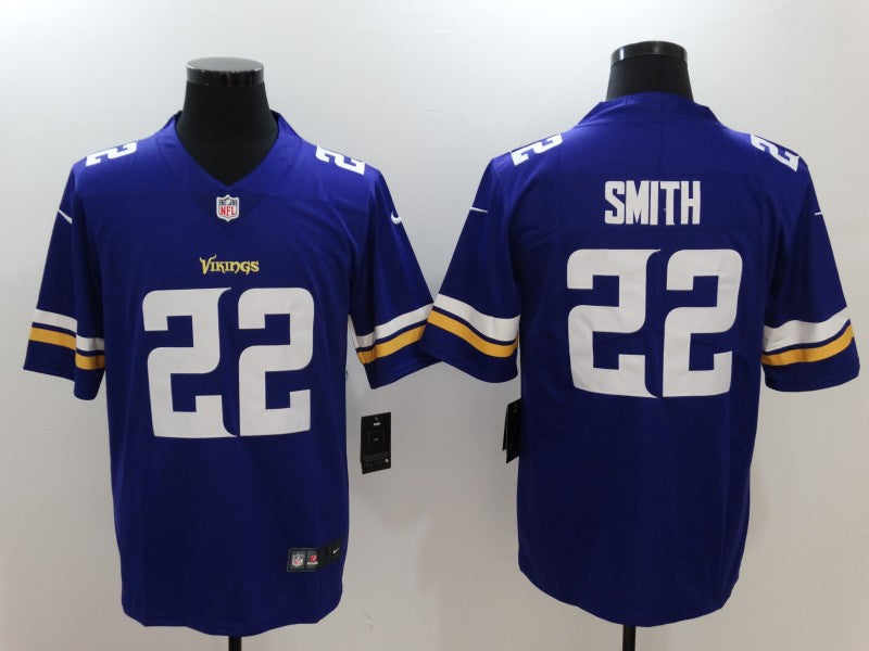Men's Minnesota Vikings Harrison Smith #22 Purple Game Jersey1