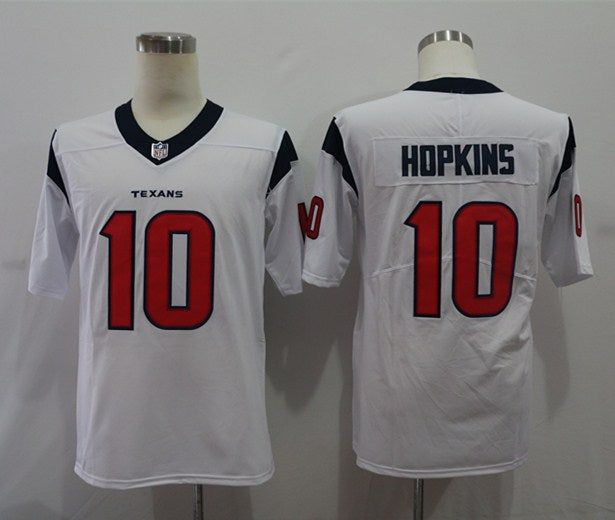 Men's Houston Texans DeAndre Hopkins #10 White Game Jersey1