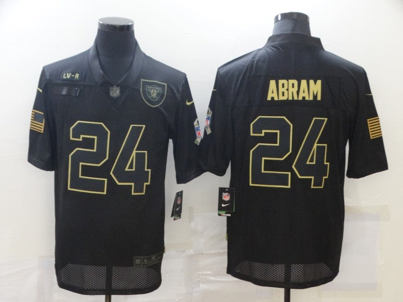 Men's Las Vegas Raiders Marshawn Lynch #24 Black Player Game Jersey1