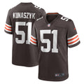 Jordan Kunaszyk Cleveland Browns  Game   Jersey - Brown