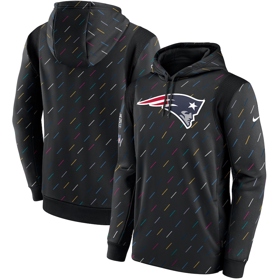 Men's New England Patriots  2021 Salute to Service Hoodie1 Black