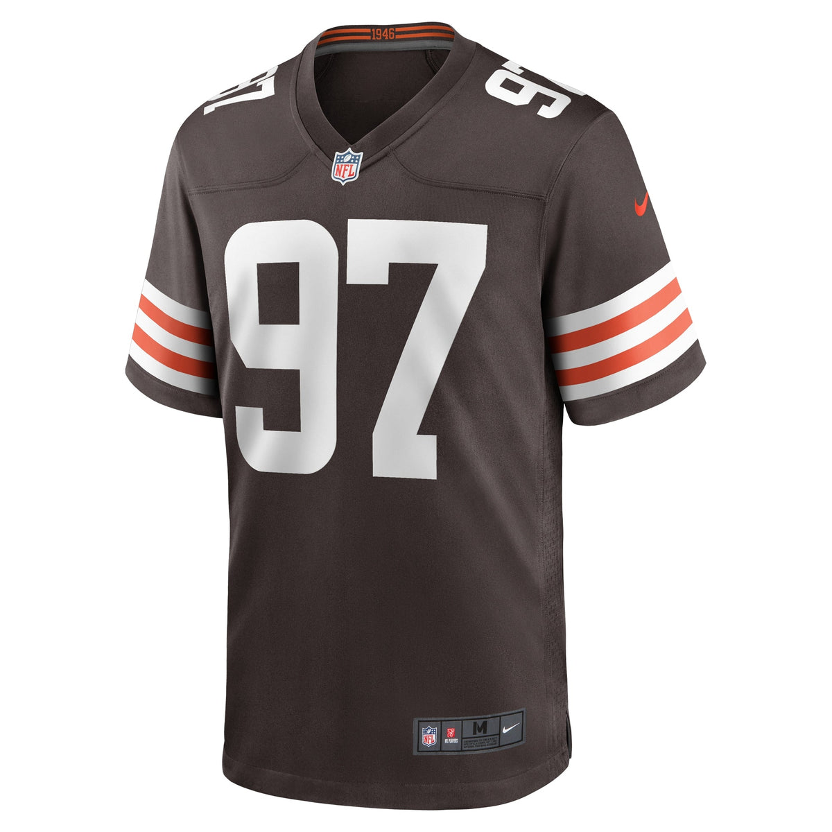Tommy Togiai Cleveland Browns   Game Jersey -  Brown