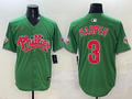 Men's Philadelphia Phillies Bryce Harper #3 Green Player Jersey