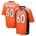 Luke Wattenberg Denver Broncos  Game   Jersey - Orange
