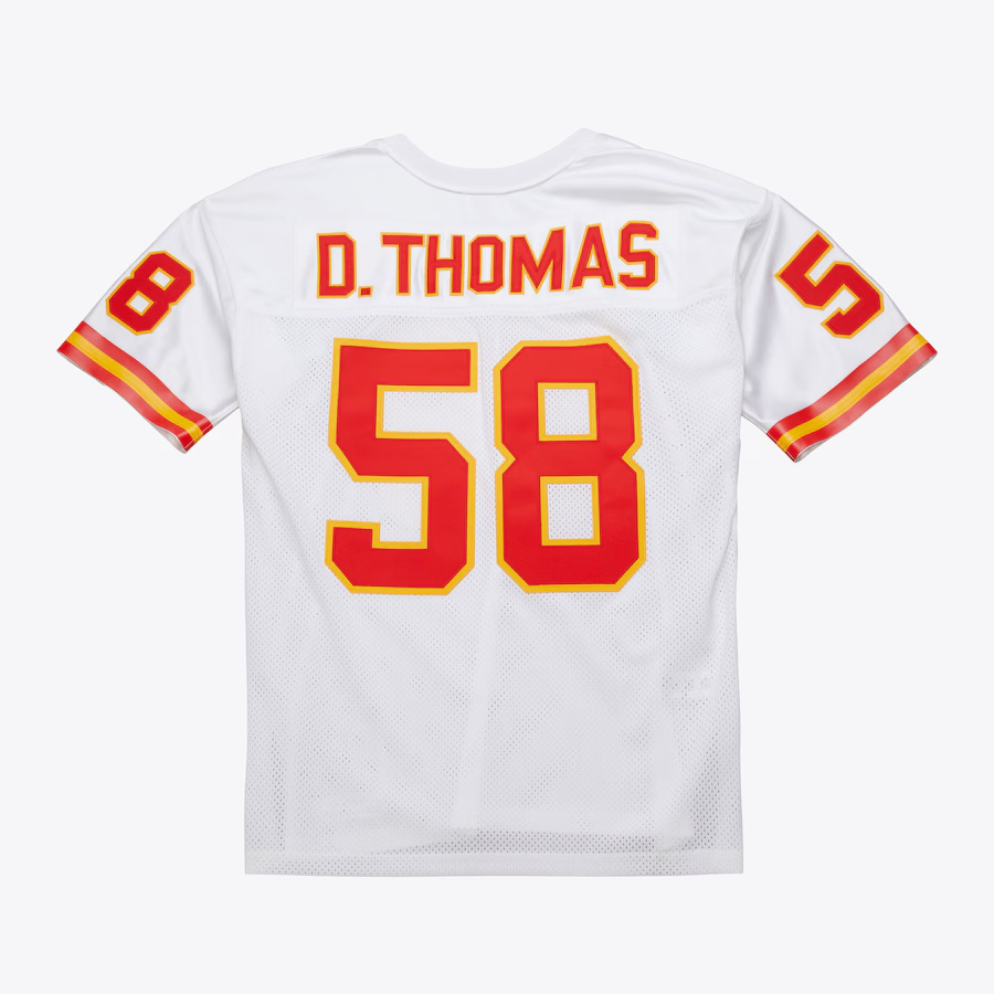 Mens Derrick Thomas White Kansas City Chiefs 1994 Jersey