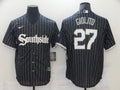 Men's Chicago White Sox Lucas Giolito #27 Black Replica Baseball Jersey1