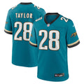 Fred Taylor Jacksonville Jaguars  Prowler Throwback Retired   Game Jersey - Teal