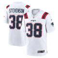 Rhamondre Stevenson New England Patriots  Game   Jersey - White