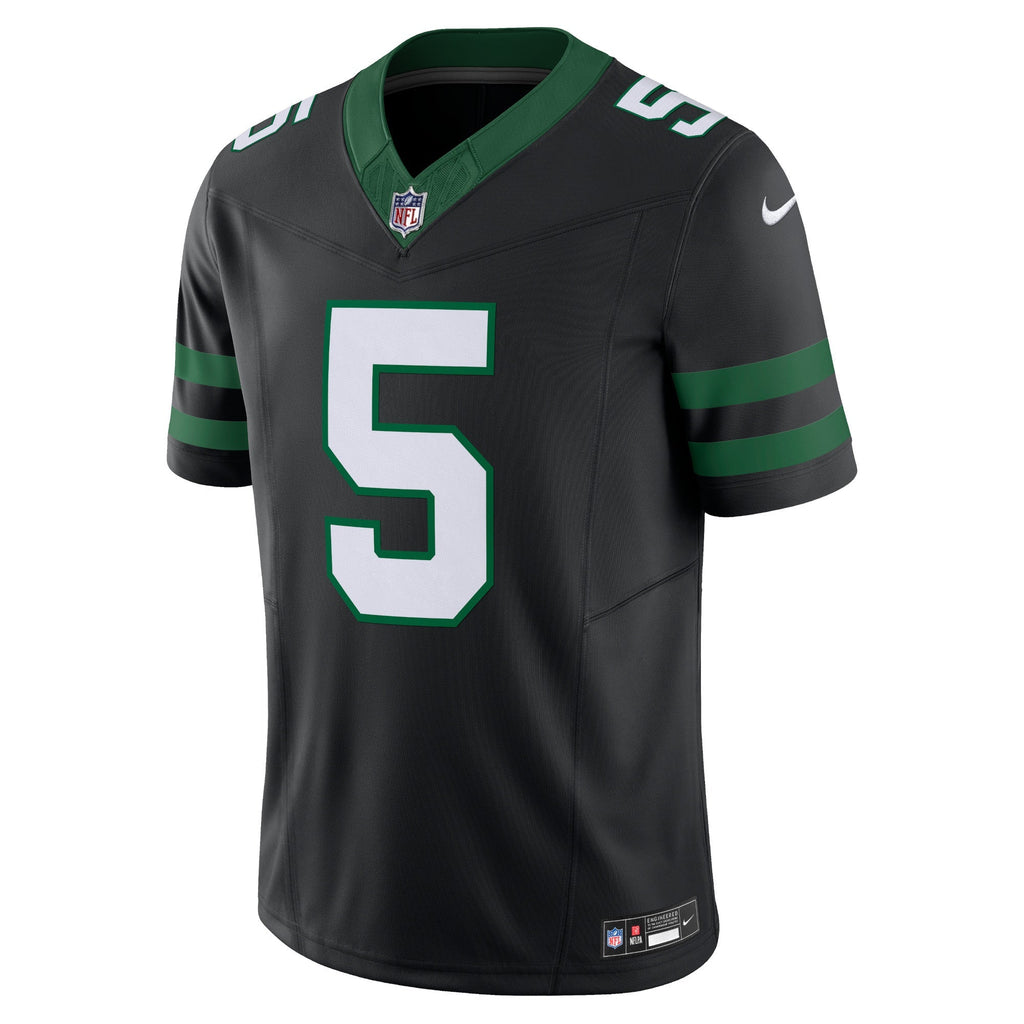 Garrett Wilson New York Jets  Alternate Vapor F.U.S.E. Limited Jersey  - Legacy Black