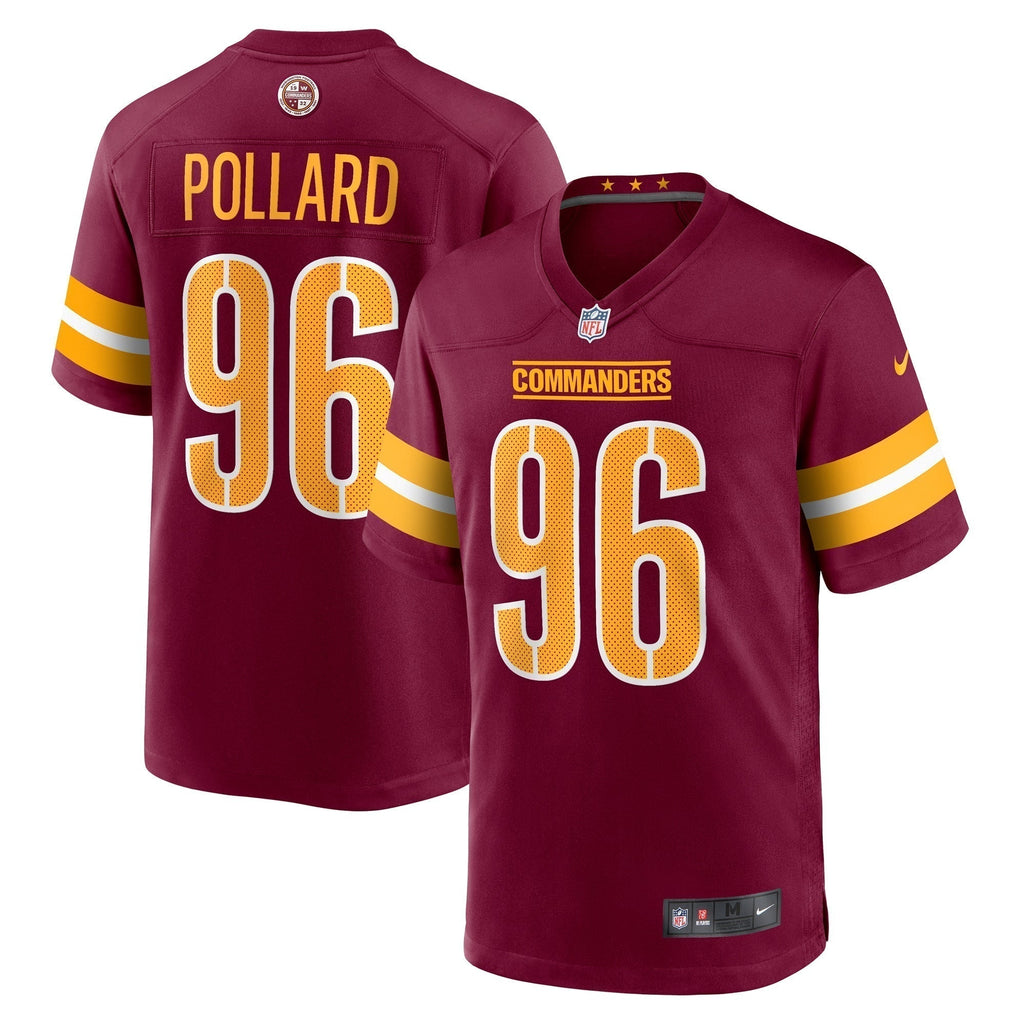 Norell Pollard Washington Commanders   Game Jersey -  Burgundy
