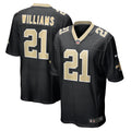 Jamaal Williams New Orleans Saints  Game   Jersey - Black