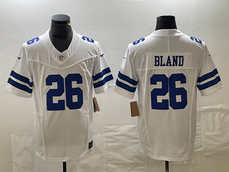Men's Dallas Cowboys DaRon Bland #26 White Game Jersey1