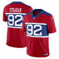 Michael Strahan New York Giants  Alternate Vapor F.U.S.E. Retired   Limited Jersey - Century Red