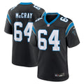 Justin McCray Carolina Panthers  Team Game Jersey - Black