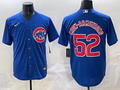 Men's Chicago Cubs Pete Crow-Armstrong #52 Royal Replica Player Jersey