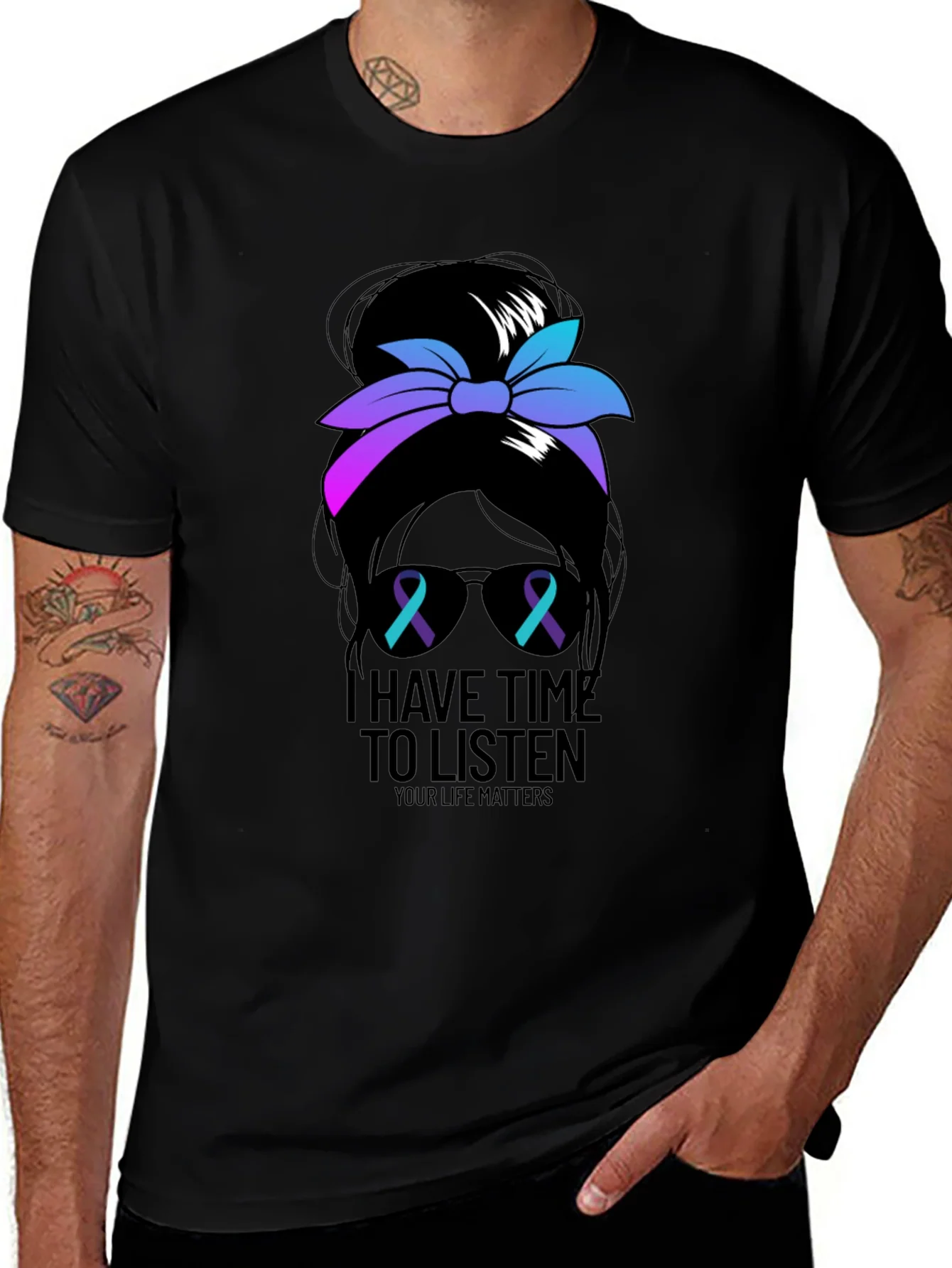 I Have Time to Listen T-Shirt Mental Health Awareness