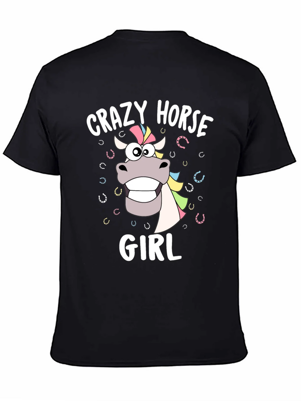 Crazy Horse Girl Graphic T-Shirt