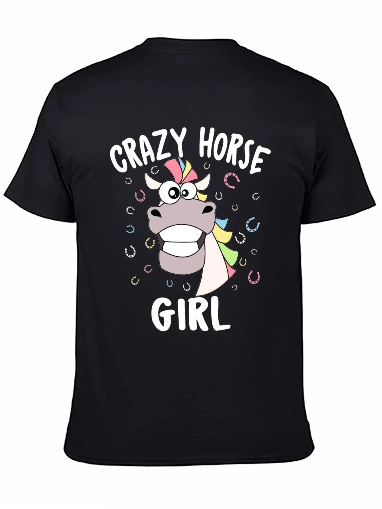 Crazy Horse Girl Graphic T-Shirt
