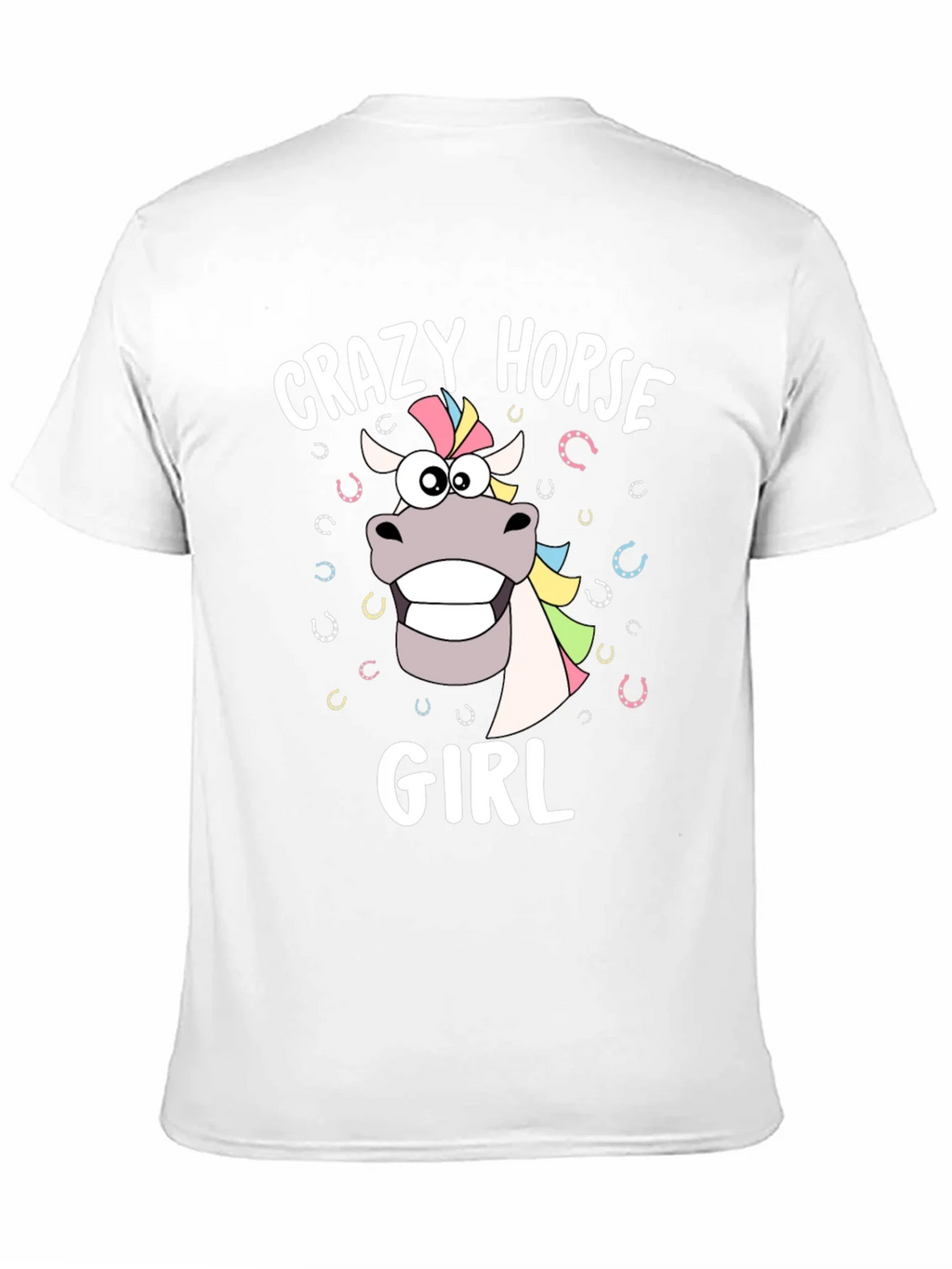 Crazy Horse Girl Graphic T-Shirt