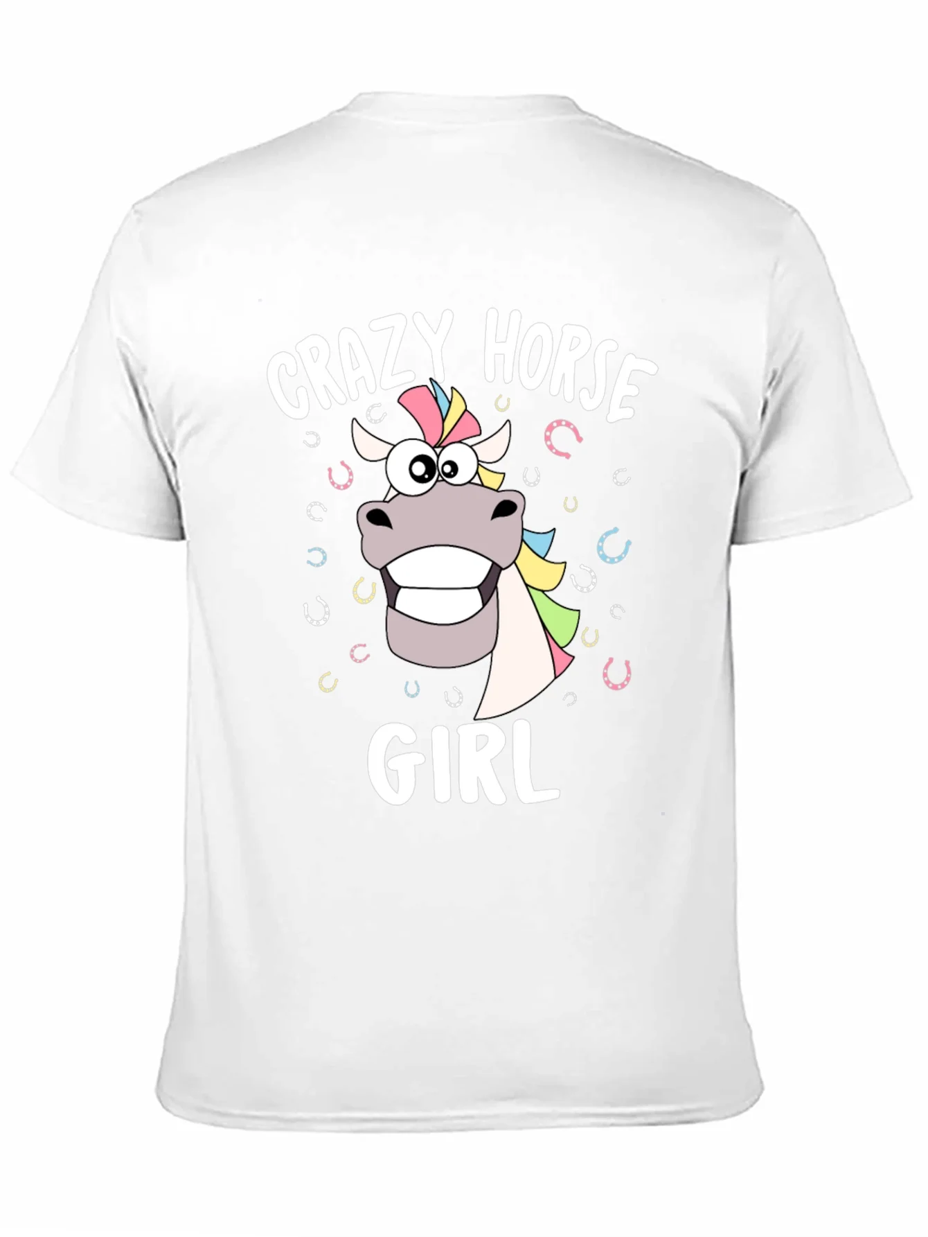 Crazy Horse Girl Graphic T-Shirt
