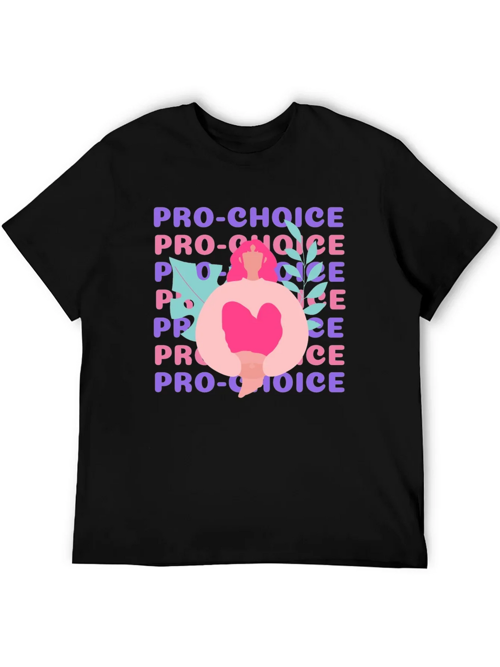 Pro-Choice Graphic T-Shirt - Black