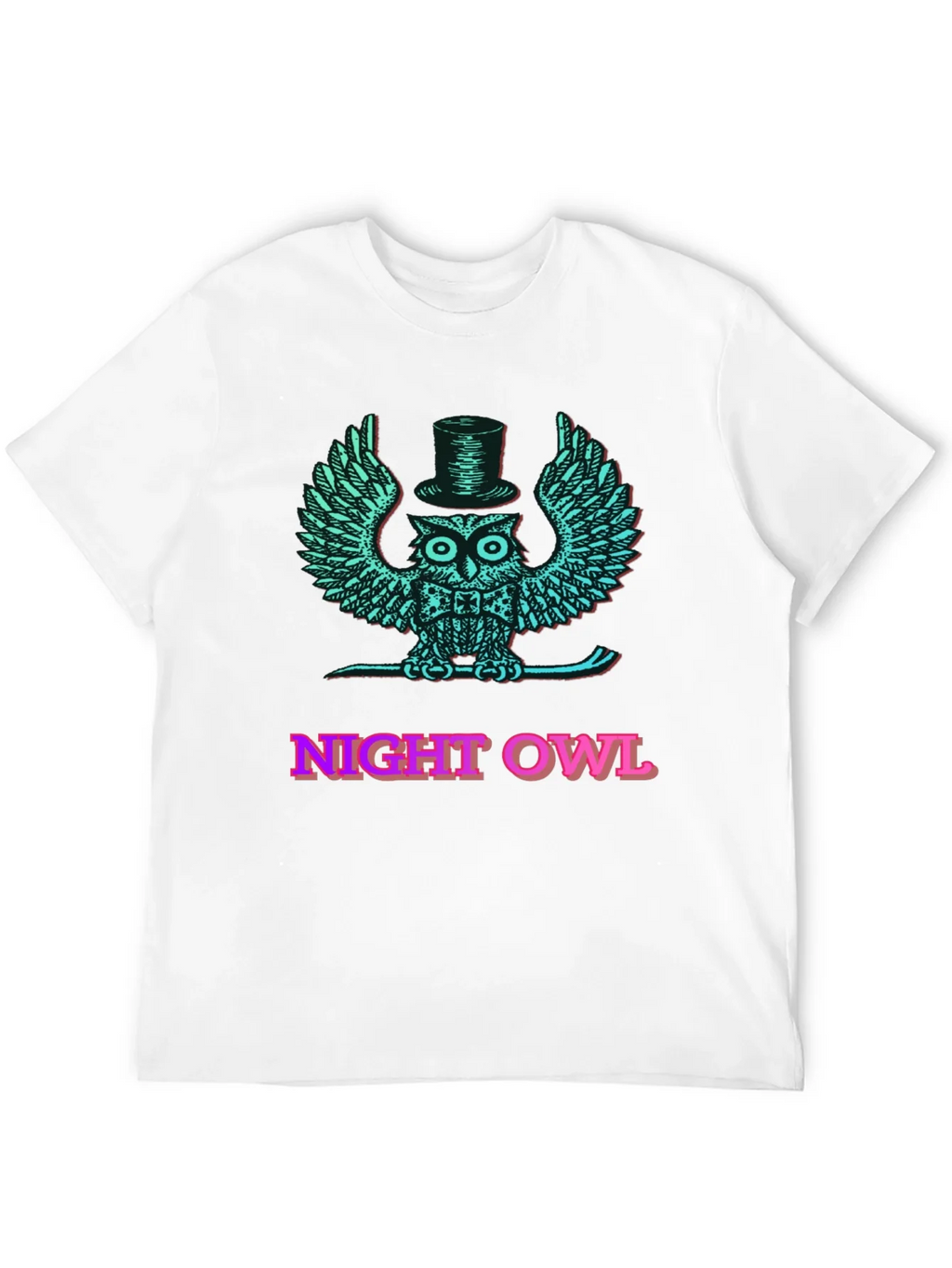 Night Owl Graphic Tee - Cool Mens T-Shirt