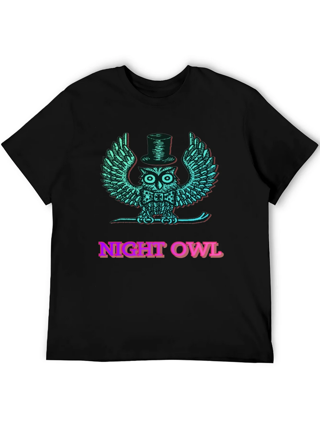 Night Owl Graphic Tee - Cool Mens T-Shirt