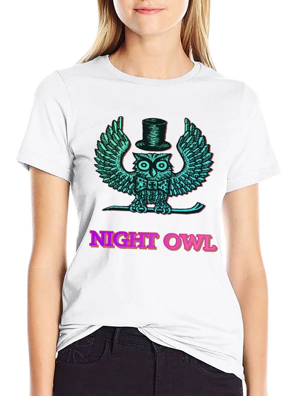 Night Owl Graphic Tee - Cool Mens T-Shirt