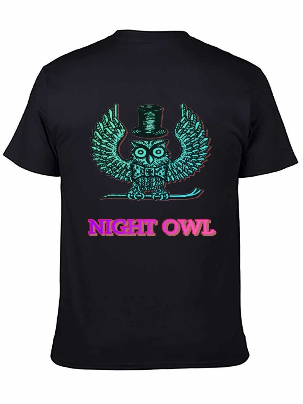 Night Owl Graphic Tee - Cool Mens T-Shirt