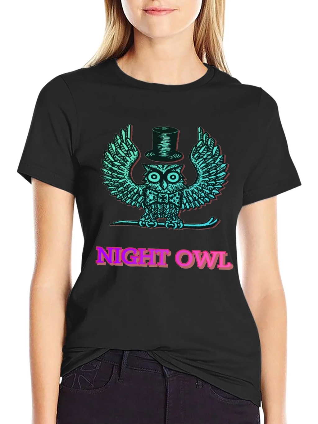 Night Owl Graphic Tee - Cool Mens T-Shirt