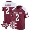 Johnny Manziel Texas A&M Aggies Football Alternate Jersey – Maroon