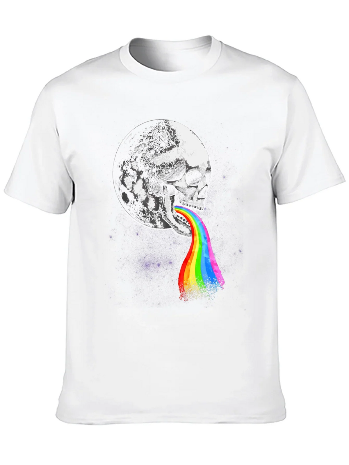 Skull Moon Rainbow T-Shirt