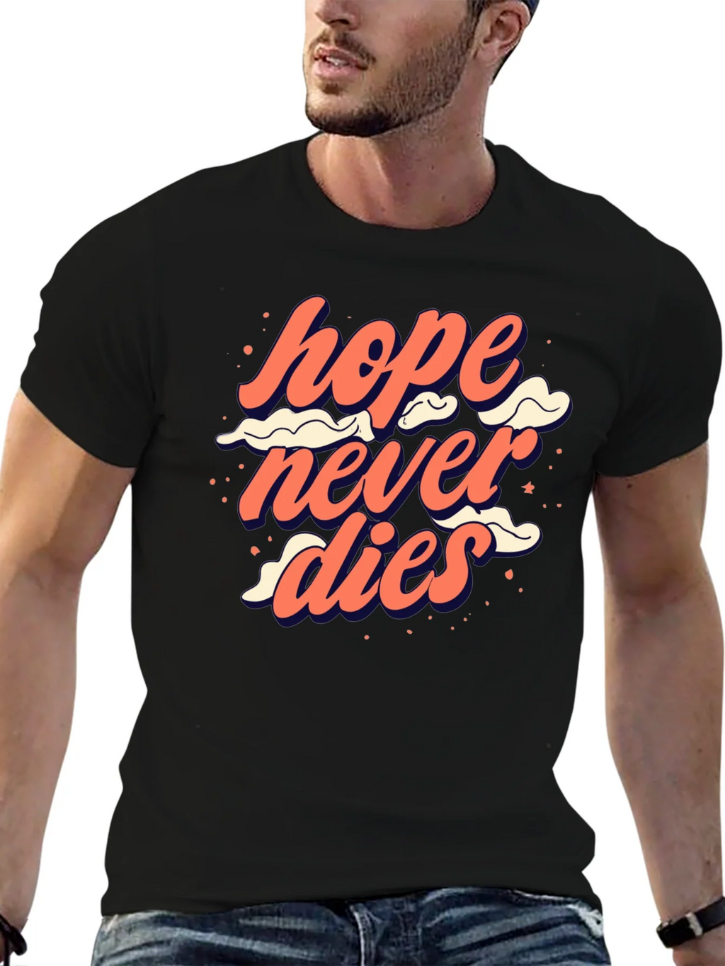 Hope Never Dies Graphic Tee - Trendy Comfort