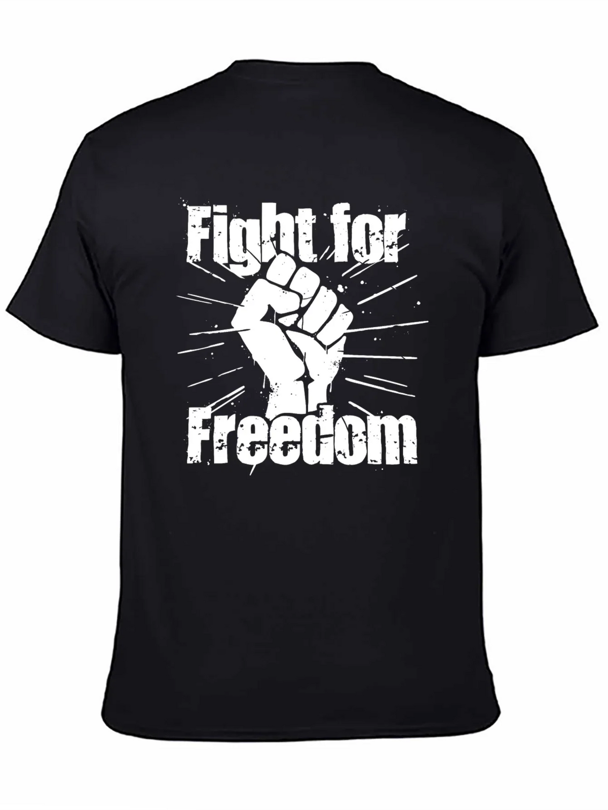 Fight for Freedom Graphic Tee - Black