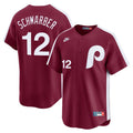 Kyle Schwarber Philadelphia Phillies Cooperstown Limited Jersey - Maroon