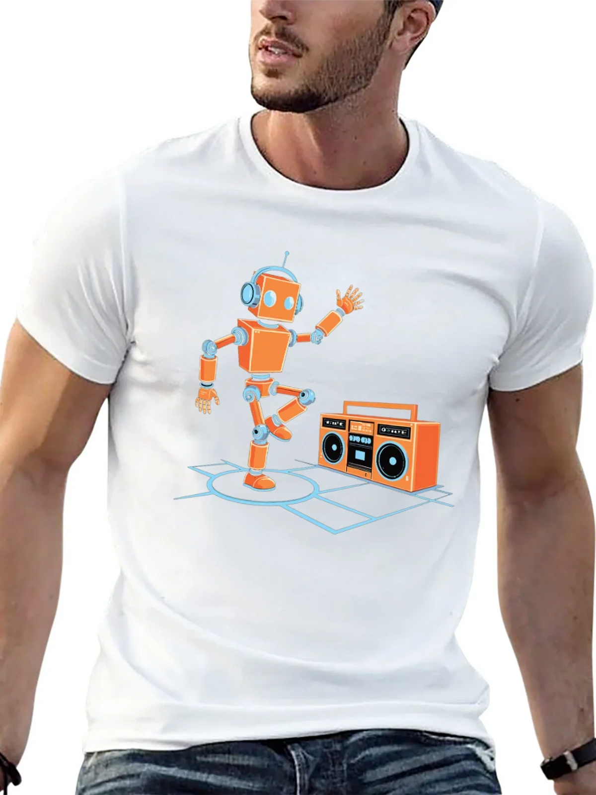 Dancing Robot Graphic Tee
