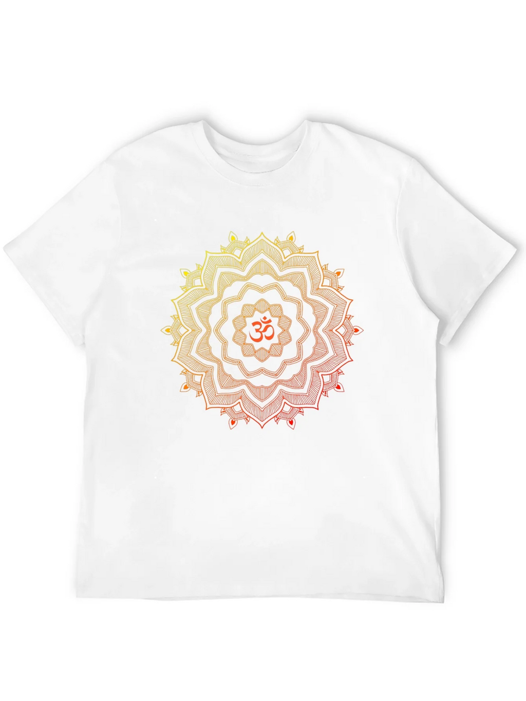 Om Mandala Graphic Black T-Shirt