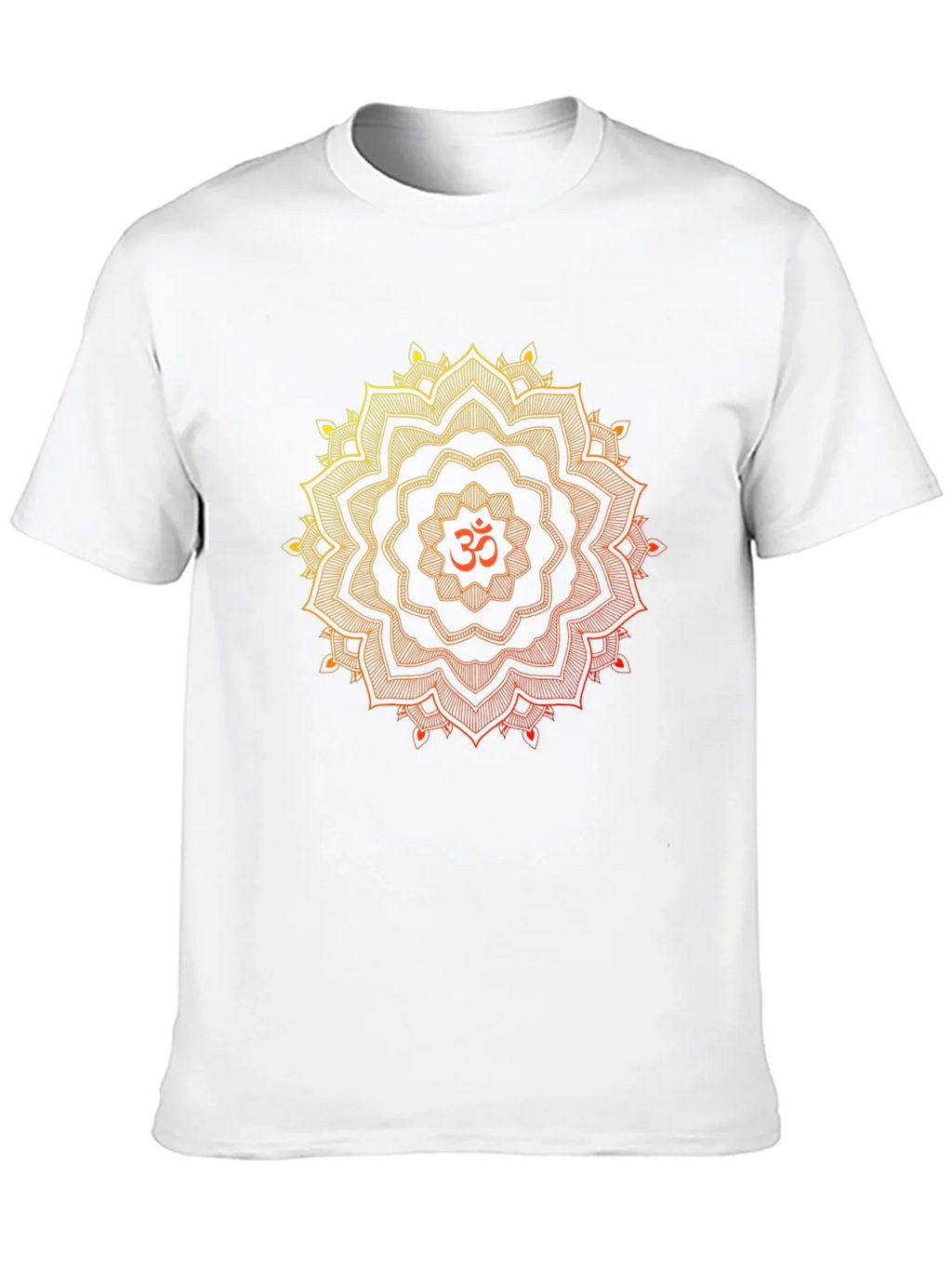 Om Mandala Graphic Black T-Shirt