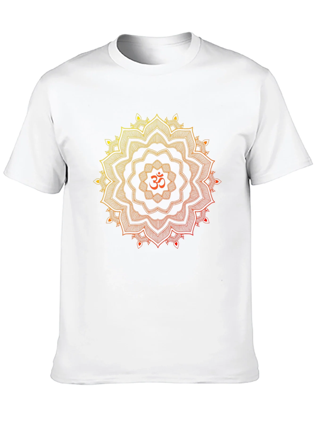 Om Mandala Graphic Black T-Shirt