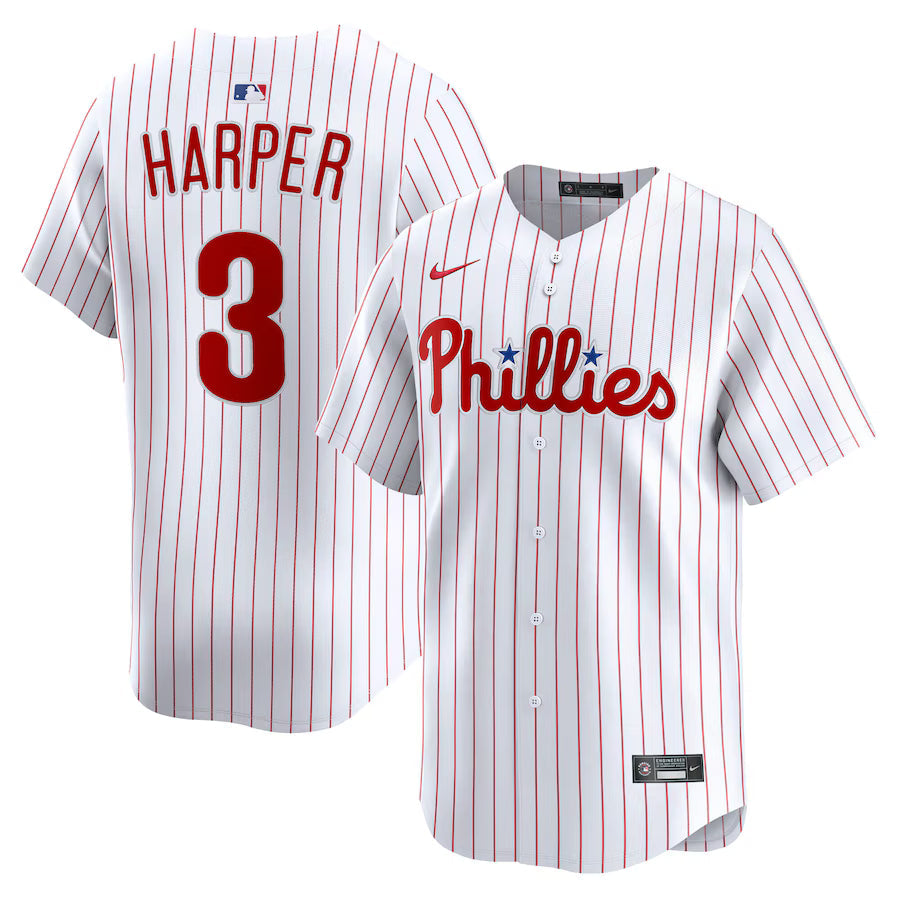 Bryce Harper Philadelphia Phillies Home Jersey - White