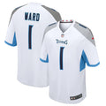 Cameron Ward Tennessee Titans 2025  Draft First Round Pick 2nd Jersey - White