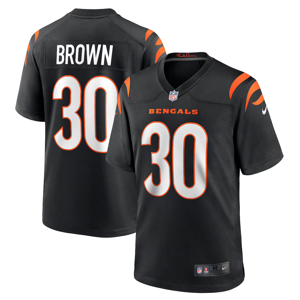 Chase Brown Cincinnati Bengals Jersey - Black