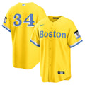 David Ortiz Boston Red Sox Retired Player City Connect Jersey - Gold