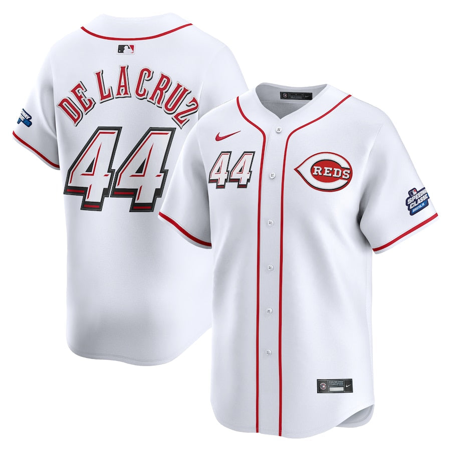 Elly De La Cruz Cincinnati Reds 2025  Speedway Classic Home Jersey - White