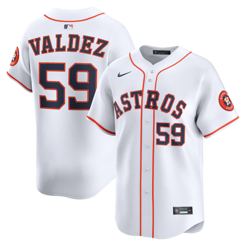 Framber Valdez Houston Astros Home Jersey - White