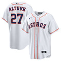 Jose Altuve Houston Astros Home Player Jersey - White