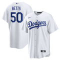 Mookie Betts Los Angeles Dodgers Home Player Jersey - White